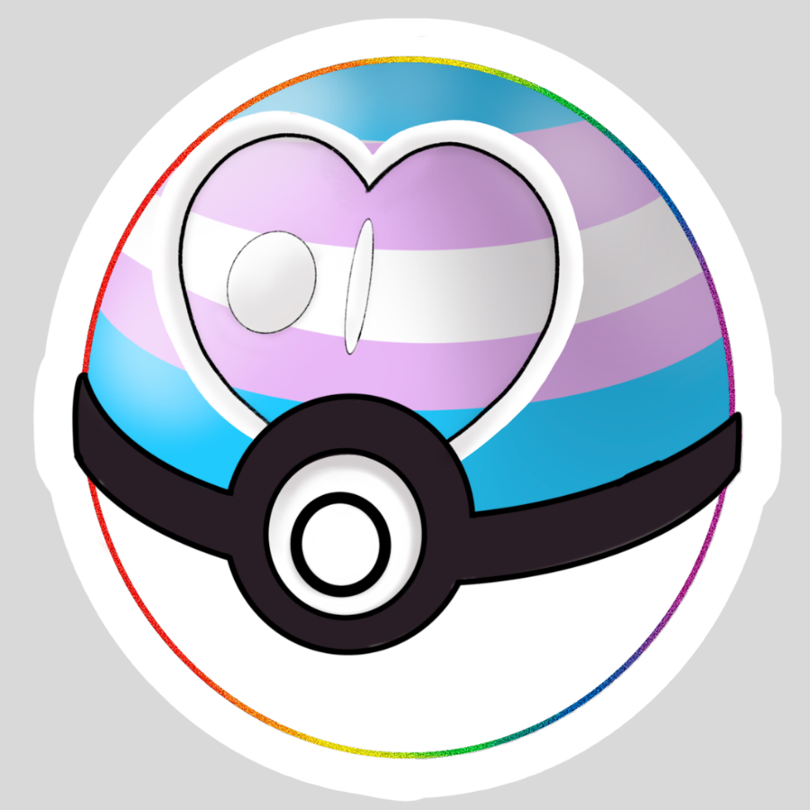 POKEMON PRIDE LOVE BALL - Sticker