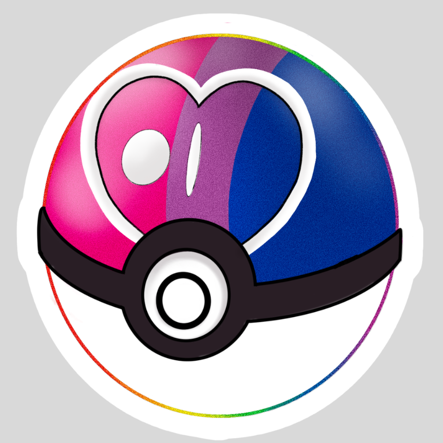 POKEMON PRIDE LOVE BALL - Sticker