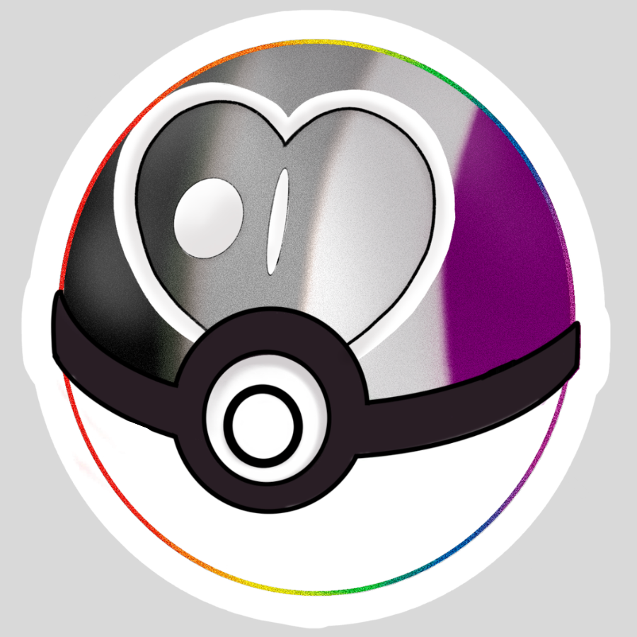 POKEMON PRIDE LOVE BALL - Sticker