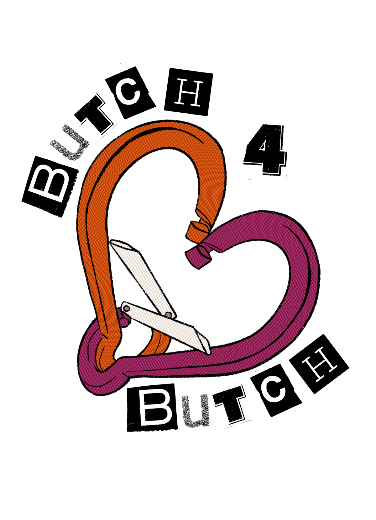 BUTCH 4 BUTCH CARABINER HEART - Print