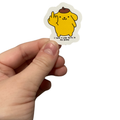 POMPOMPURIN SAYS - HELLO F*****' KITTY Series Sticker